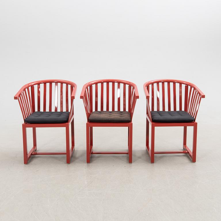 Åke Axelsson, karmstolar, 3 st, "Waxholmaren", Gärsnäs.