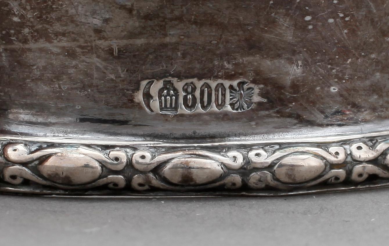 PARTI SILVER, 7 st, däribland Tyskland, ca 502 g.