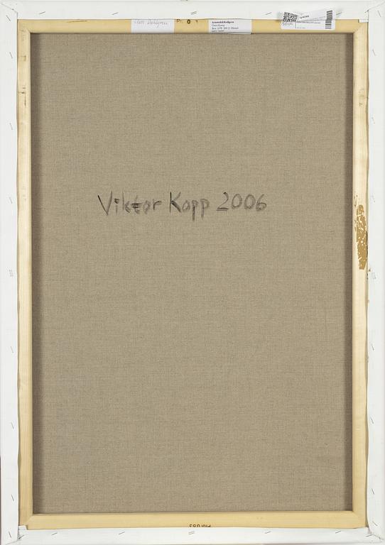 Viktor Kopp, oil on canvas, signed and dated 2006 verso.