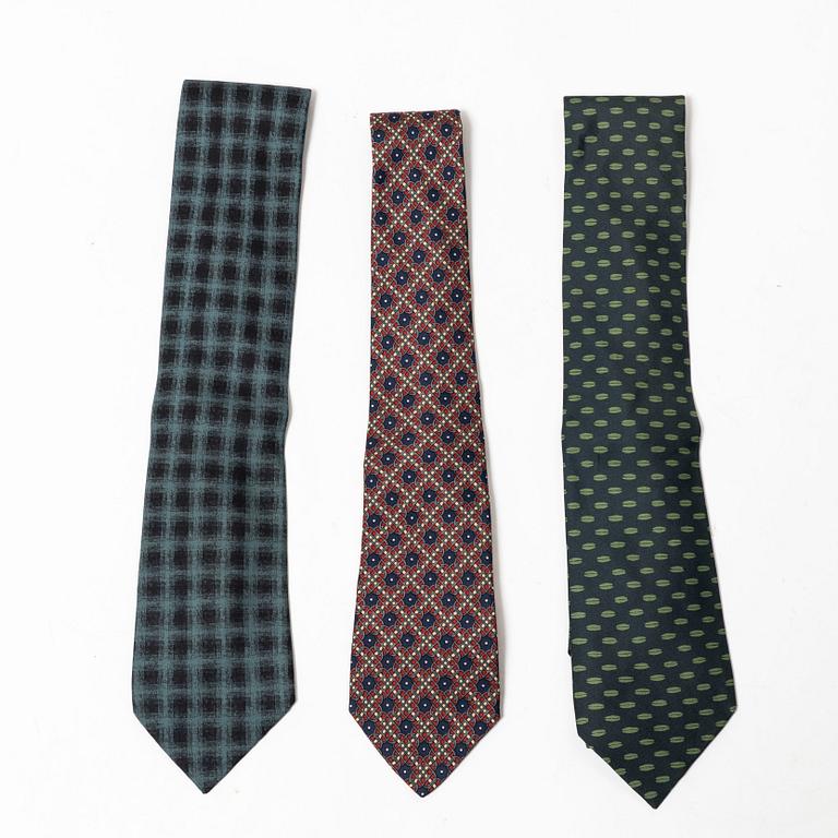 Hermès, ties, 3 pcs.