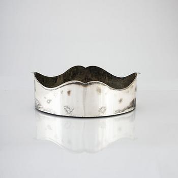 CF Carlman, jardinière, Art Nouveau, Stockholm 1899, silver.