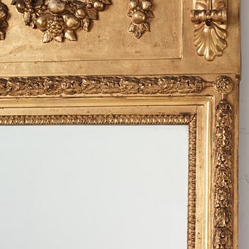 A Late Gustavian mirror attributed to Pehr Ljung.