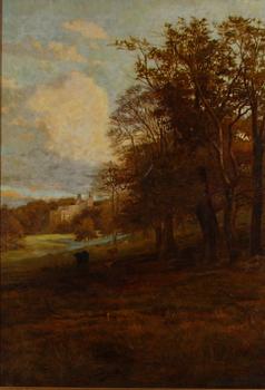 ELSWORTH, ALFRED. Olja på duk, sign o dat 1892.