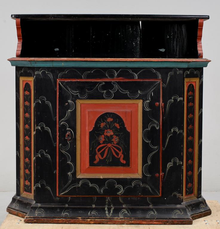 SKÅPUNDERDEL, Allmoge. Järvsö, Hälsingland, 1800-tal.