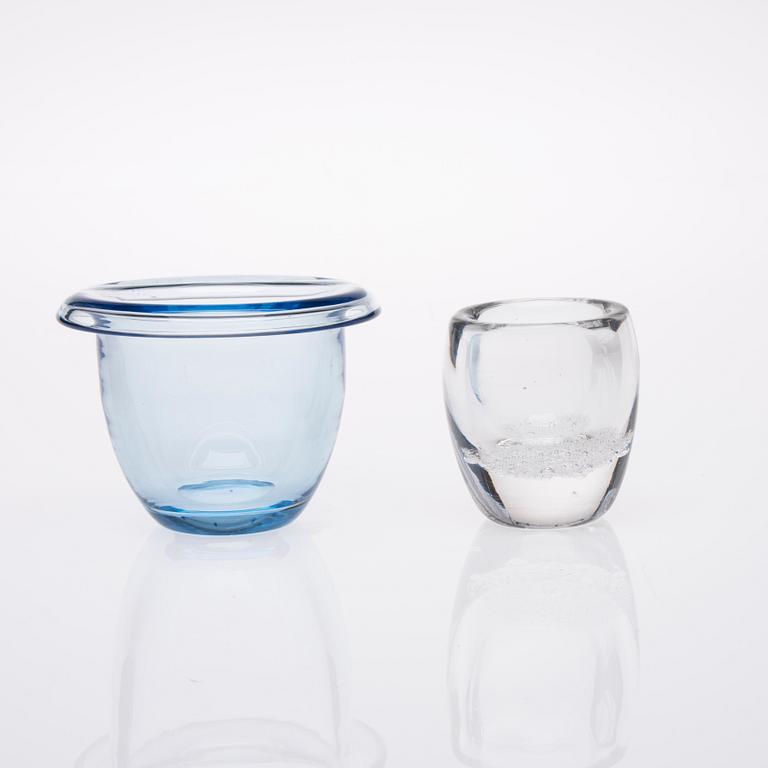 KONSTGLAS, 2 st, Arttu Brummer och Kaj Franck.