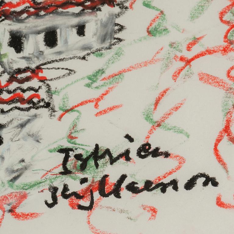 STIG CLAESSON, pastel, signerad.