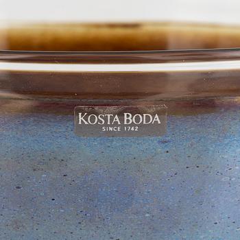Bertil Vallien, a vase and bowl, Kosta Boda.