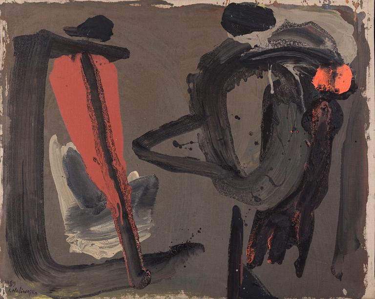 Jan Naliwajko,  olja på duk, signerad o daterad 1989.