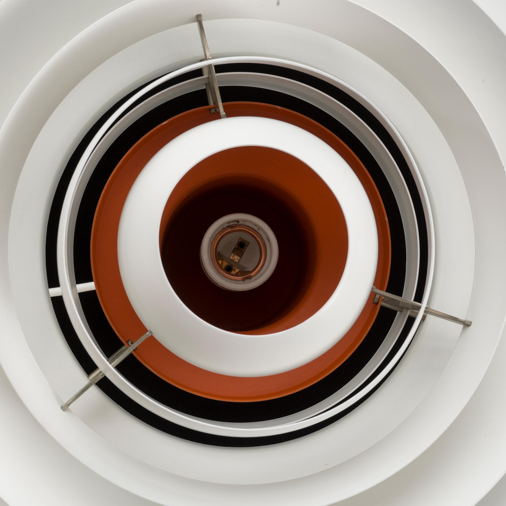 PREBEN FABRICIUS & JØRGEN KASTHOLM, a metal ceiling light, second half of the 20th Century.
