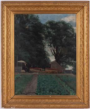 Alma Holsteinson, Under parasollen.