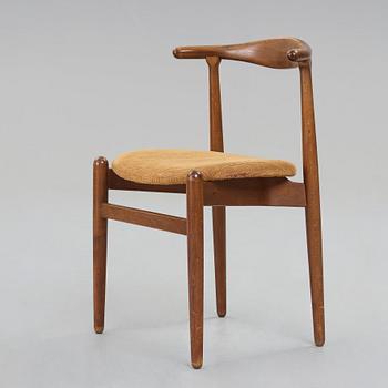 HANS J WEGNER, a model "1934" chair for Fritz Hansen, Denmark 1940's.