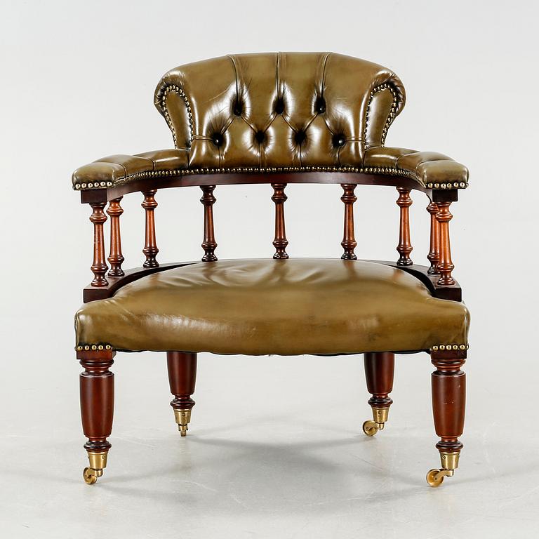 A arm chair from the latter half of the 20th century.