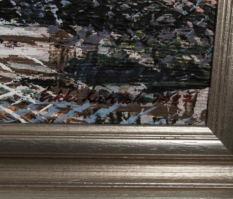 ERKKI LUHTALA, olja på duk, signerad och daterad 1987.