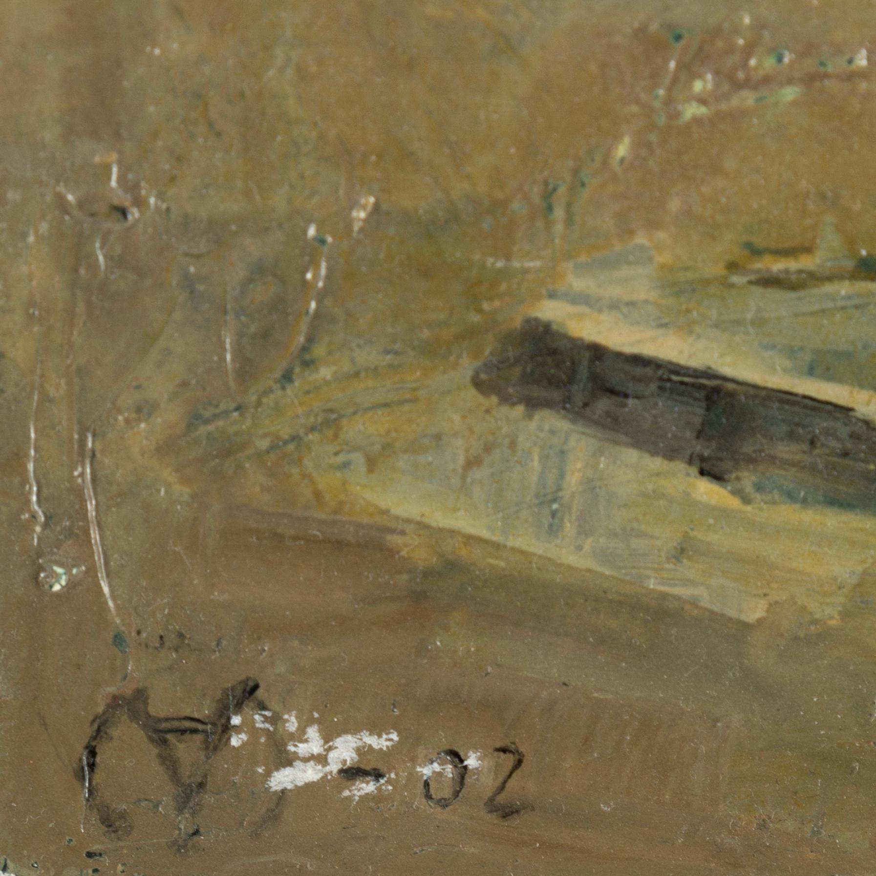 MATS ÅKERMAN, oil on panel, signed and dated -02.