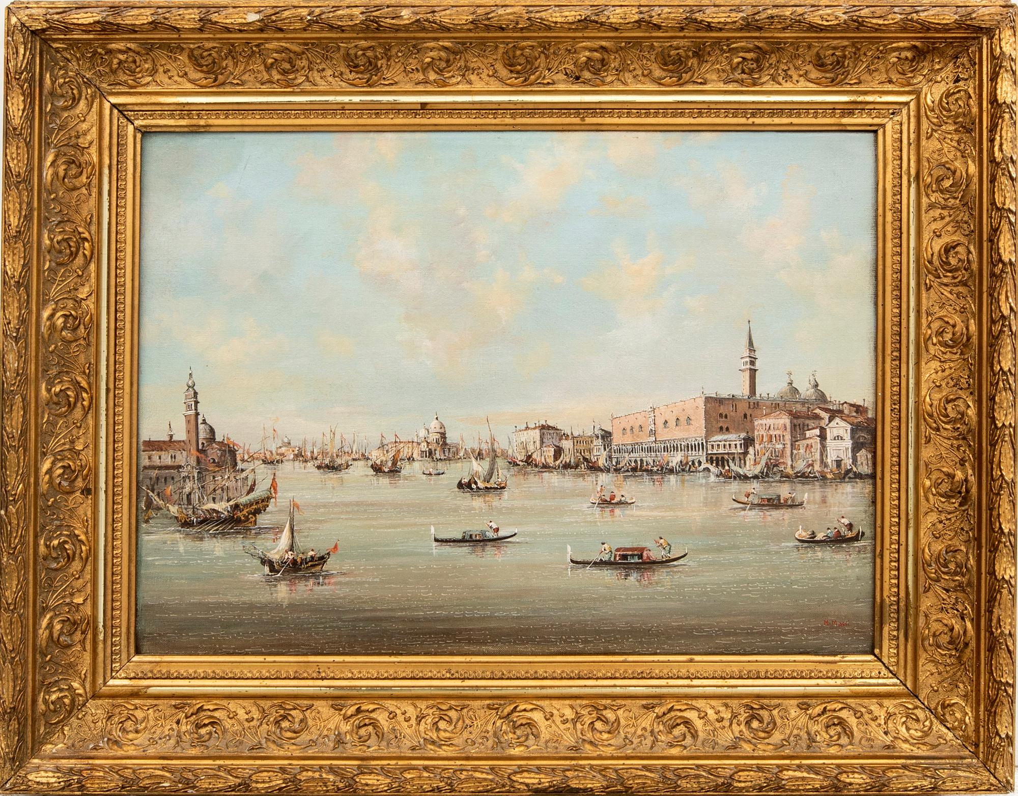 Okänd konstnär 1800/1900-tal , Vy mot Dodgepalatset.