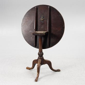 A tilt top table, 19th centiury.