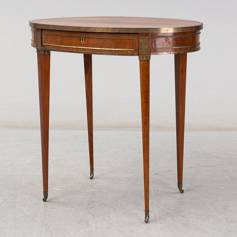 A late Gustavian table, late 18th century.