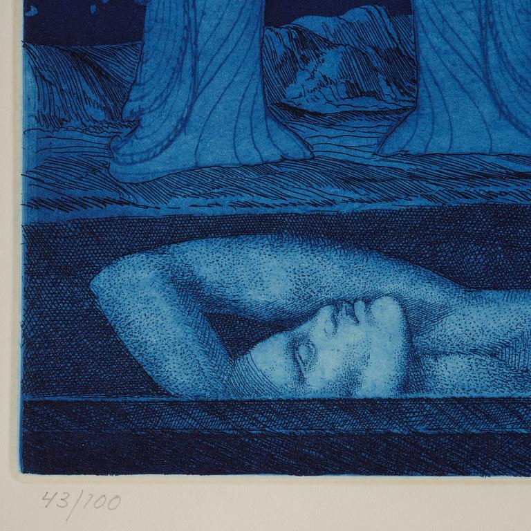 Ernst Fuchs, Untitled from: "Hommage aux Prix Nobel" (The Nobel Prize Portfolio).