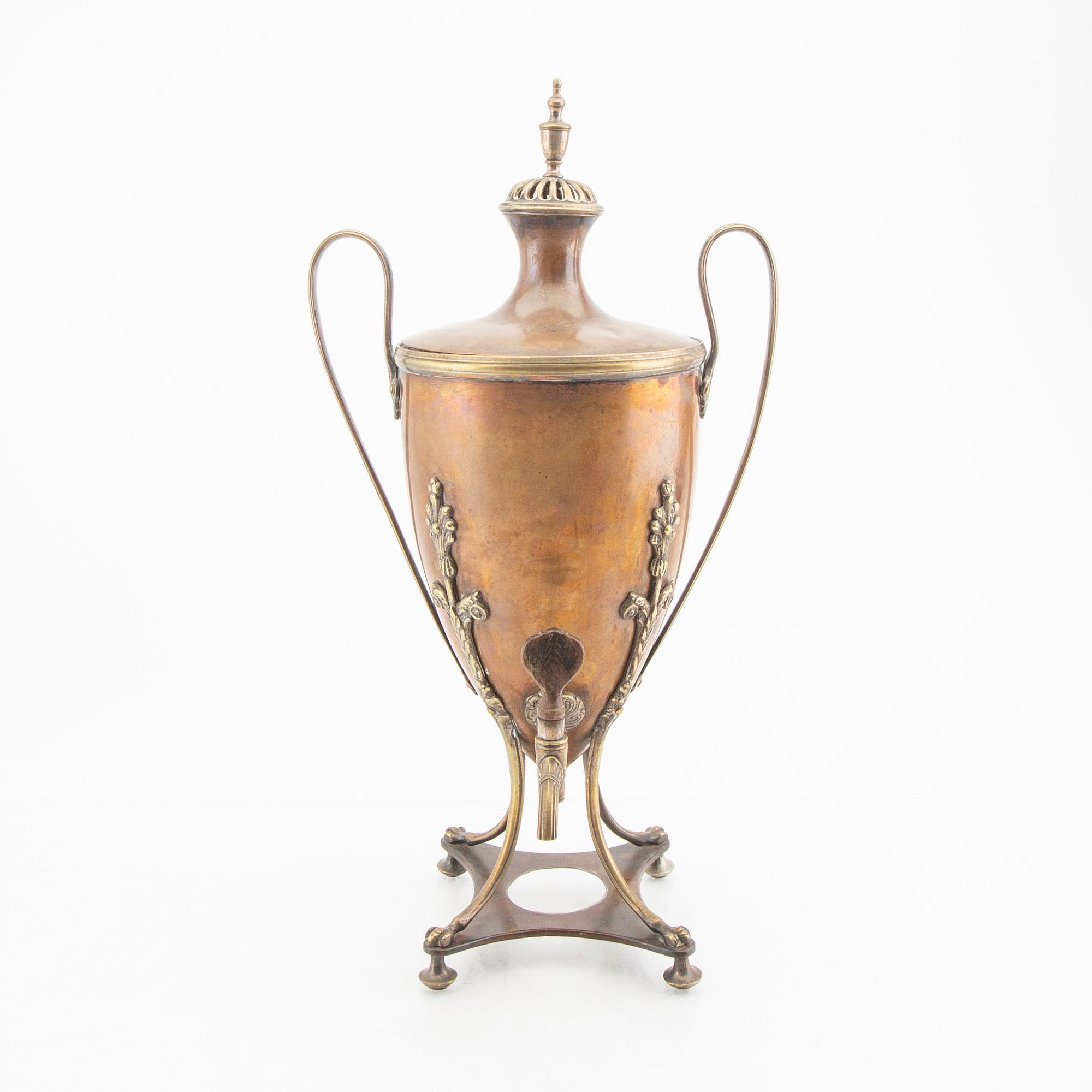 A mid 1800s Empire tea samovar.