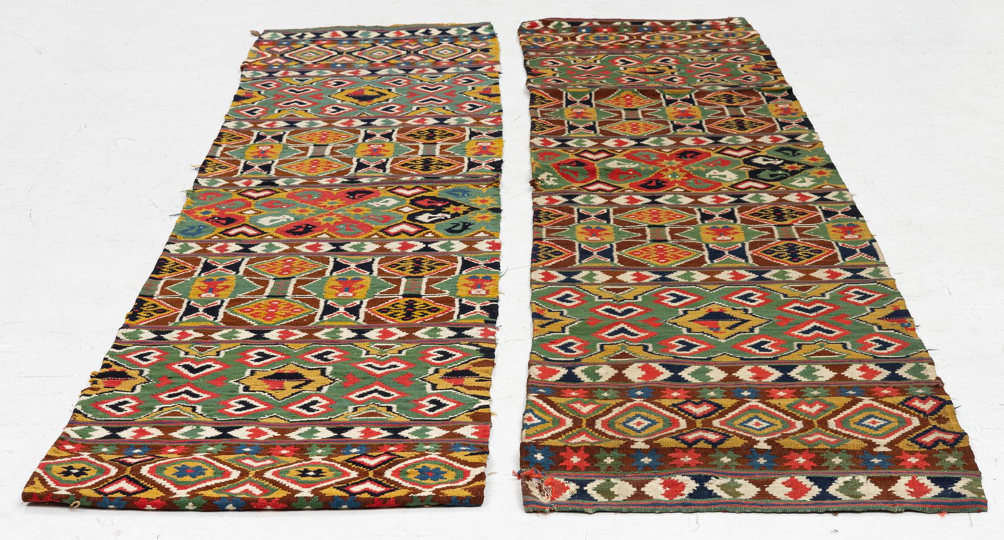 Bench length, Skåne, 2 parts, circa 1900.