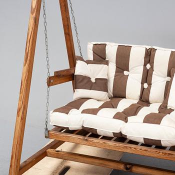 A 20th century garden hammock, design Elsa Stackelberg, Edsbruk, Sweden.