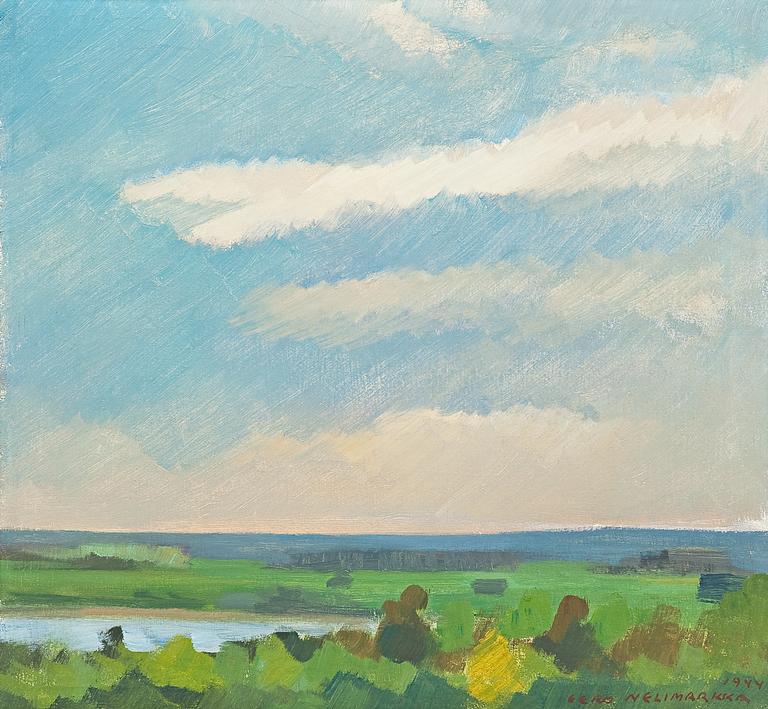 Eero Nelimarkka, A SUMMER LANDSCAPE.