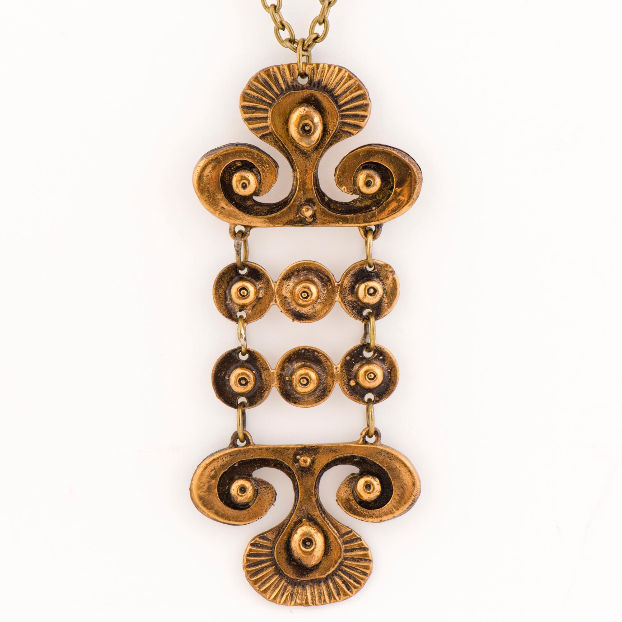 SEPPO TAMMINEN, HALSSMYCKE, brons.