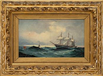 Ludvig Richarde, Ship flying the French flag.