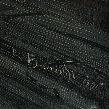 CARL BRANDT, olja på duk, signerad och daterad 1900.