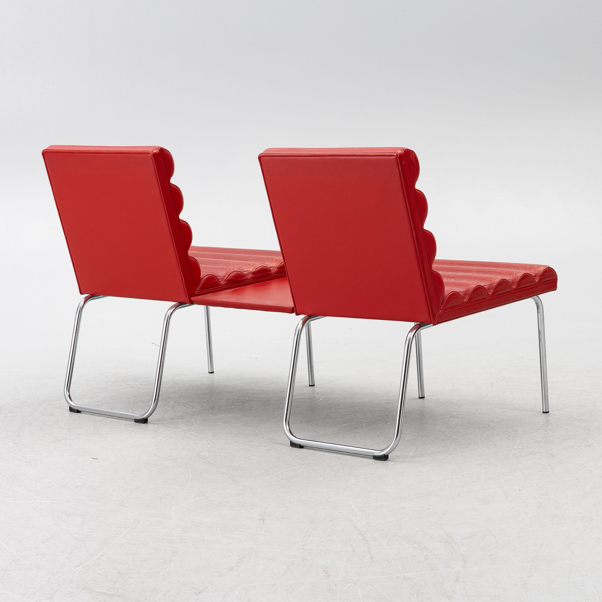 Gunilla Allard, stolar/soffa med bordsdel, "Chicago", Lammhults.