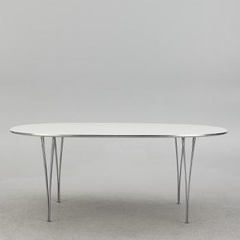 Bruno Mathsson & Piet Hein, a 'Superellipse' dining table, Fritz Hansen, Denmark.