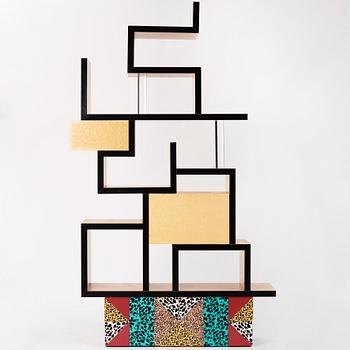 Ettore Sottsass, a "Max" bookcase, Memphis, Italy, post 1987.