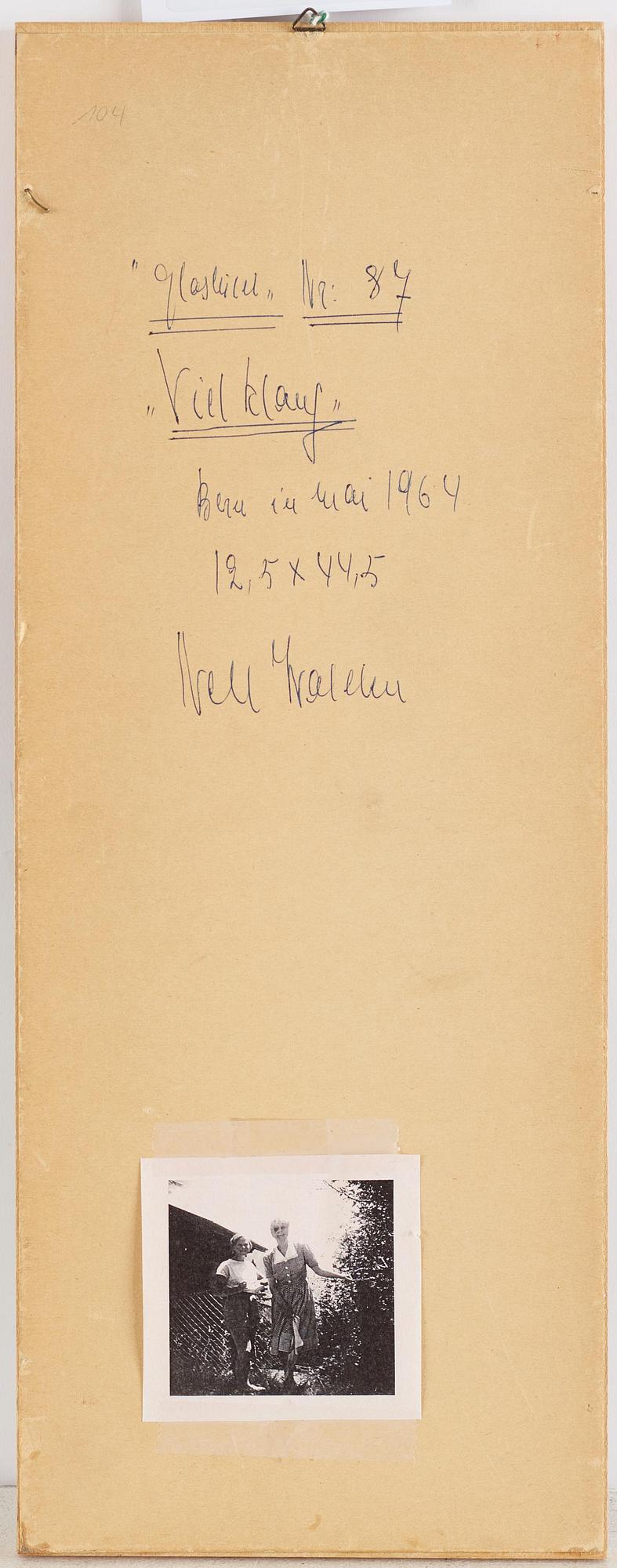 Nell Walden, "Glasbildt nr 87".