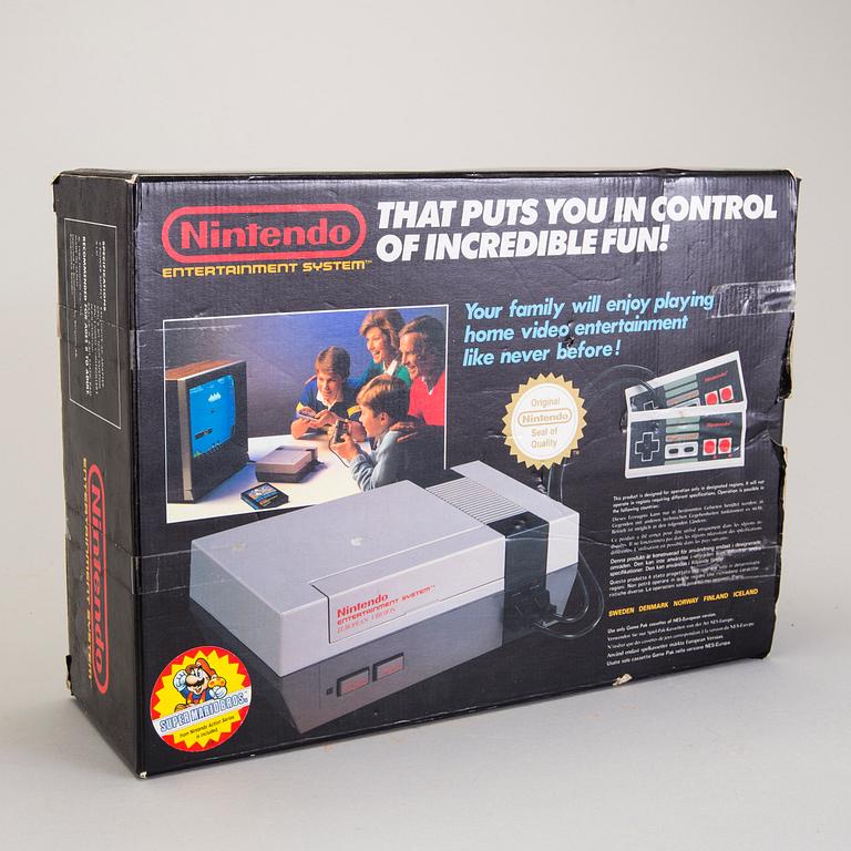 NINTENDO, 8-bitars konsol, 1980-tal.