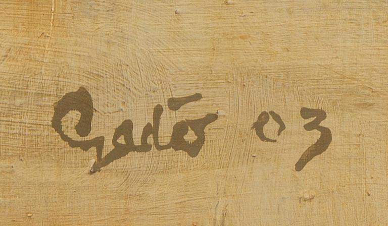 Bertil Gadö, oil on canvas, signed, dated -03.