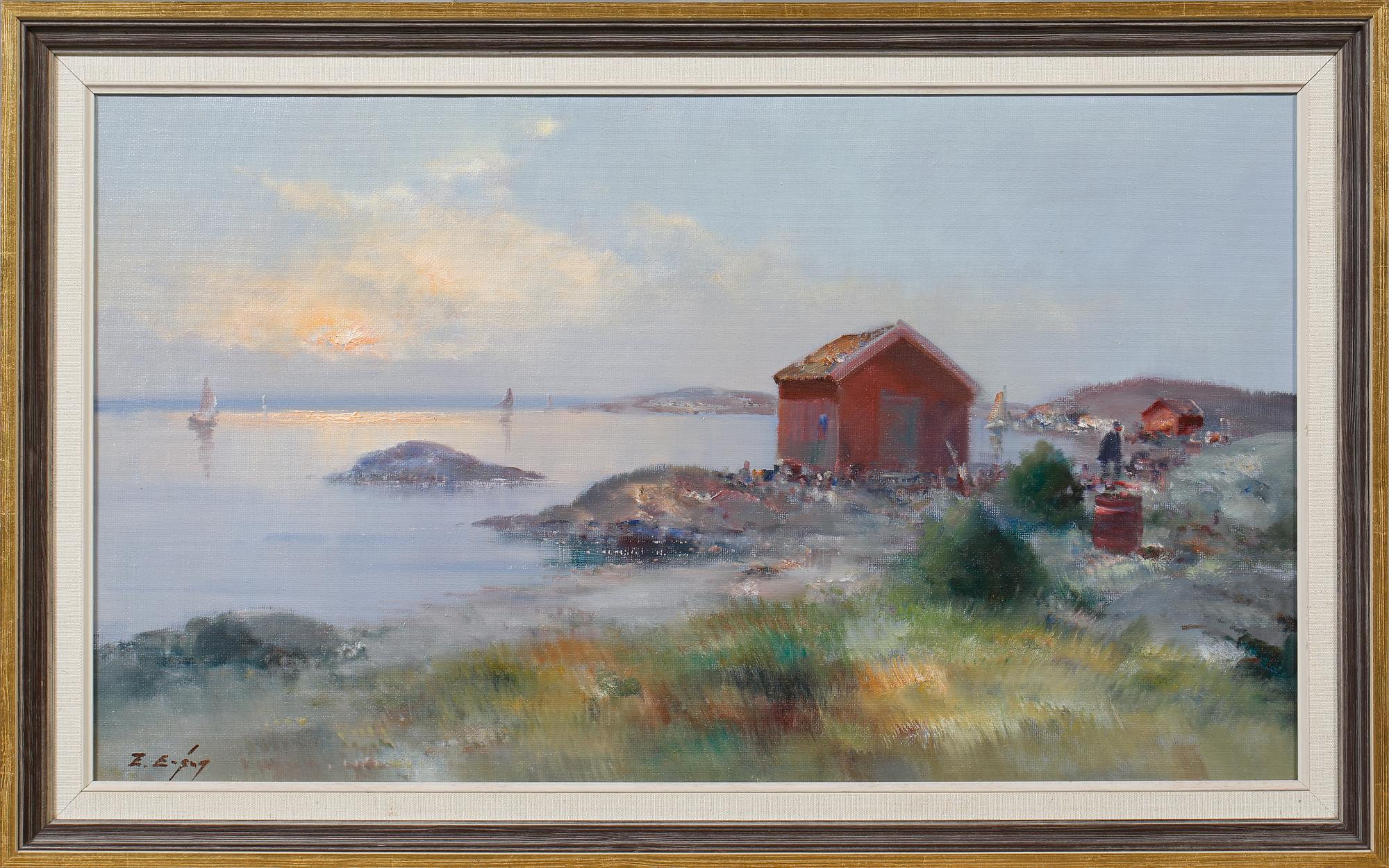 TAGE ERIKSSON, olja på duk, signerad.