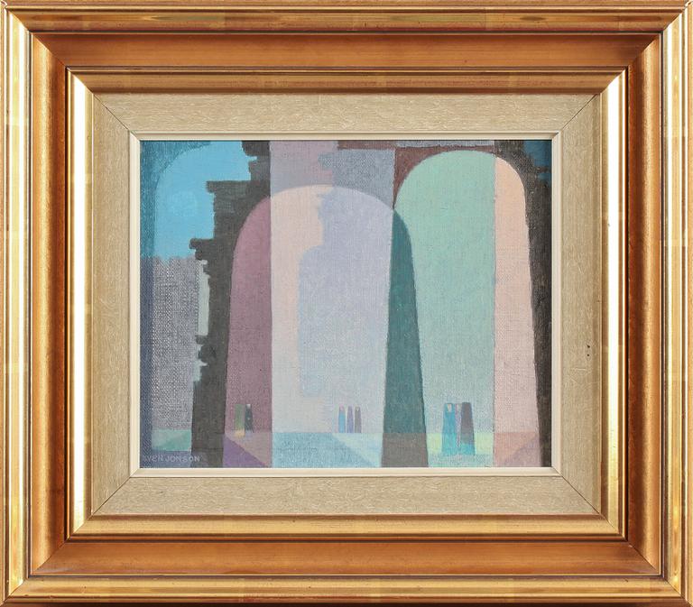 SVEN JONSON, olja på duk, sign.