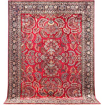 A carpet, Sarouk, c. 360 x 274 cm.