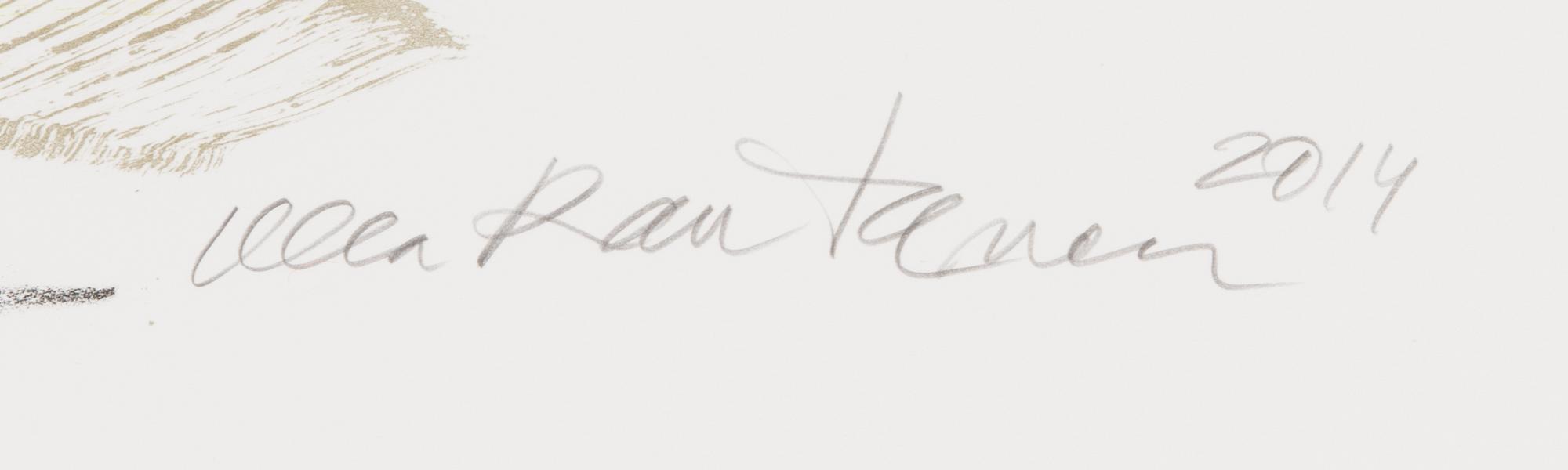 Ulla Rantanen, litograph, signed and dated 2014, numbered 35/75.