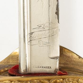 Sabel, svensk, m/1859 för infanteriofficer, med balja.