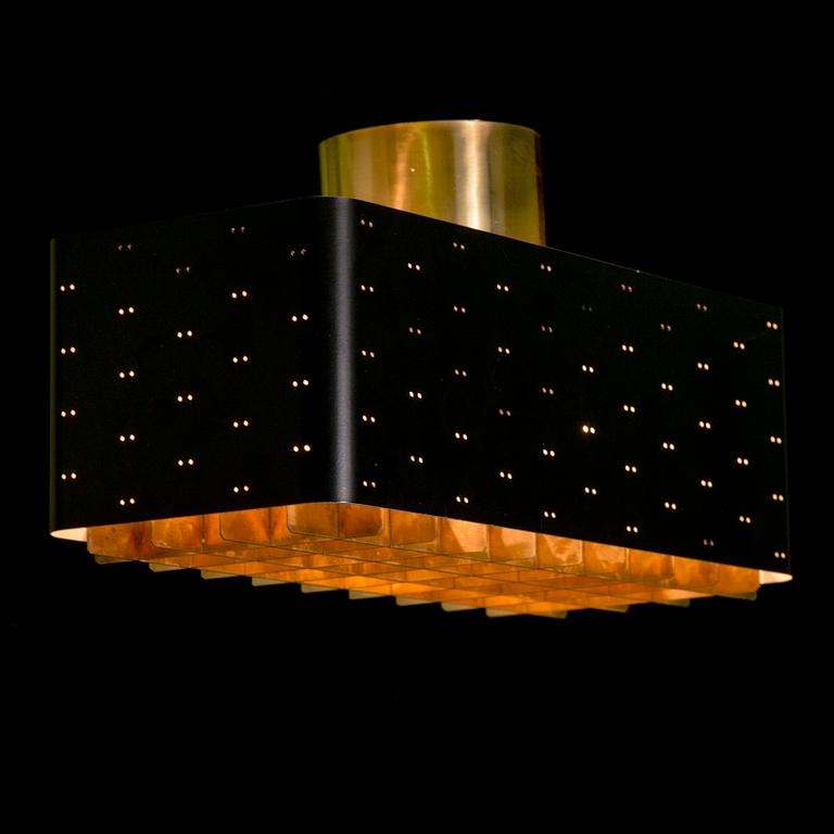 Paavo Tynell, A mid 20th century Starry sky ceiling light, Taito, Finland.