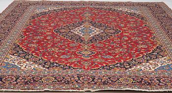 Carpet, Keshan, approx. 400 x 305 cm.