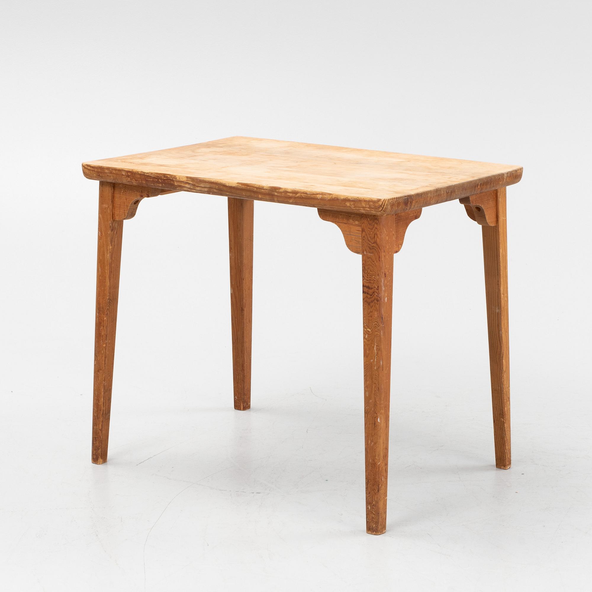 A pine table, Nordiska Kompaniet, 1940's.