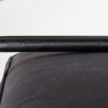 Pierre Jeanneret, Charlotte Perriand & Le Corbusier, an 'LC 2' sofa, Cassina, Italy.