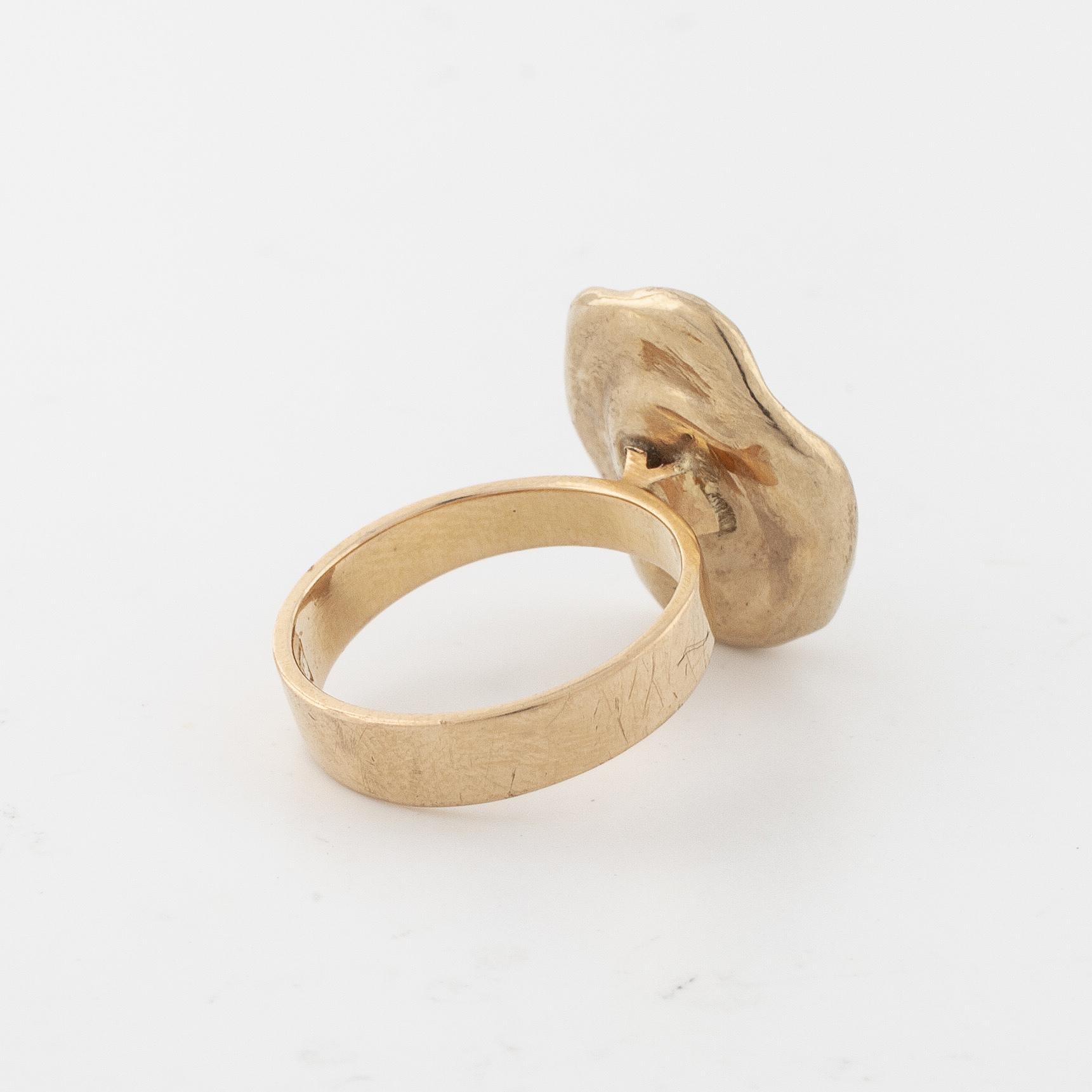 RING, med briljantslipad diamant ca 0.20 ct Schalin, Östersund, 1982.