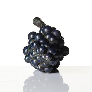 Hans Hedberg, a faience sculpture of a bunch of grapes, Biot, France.