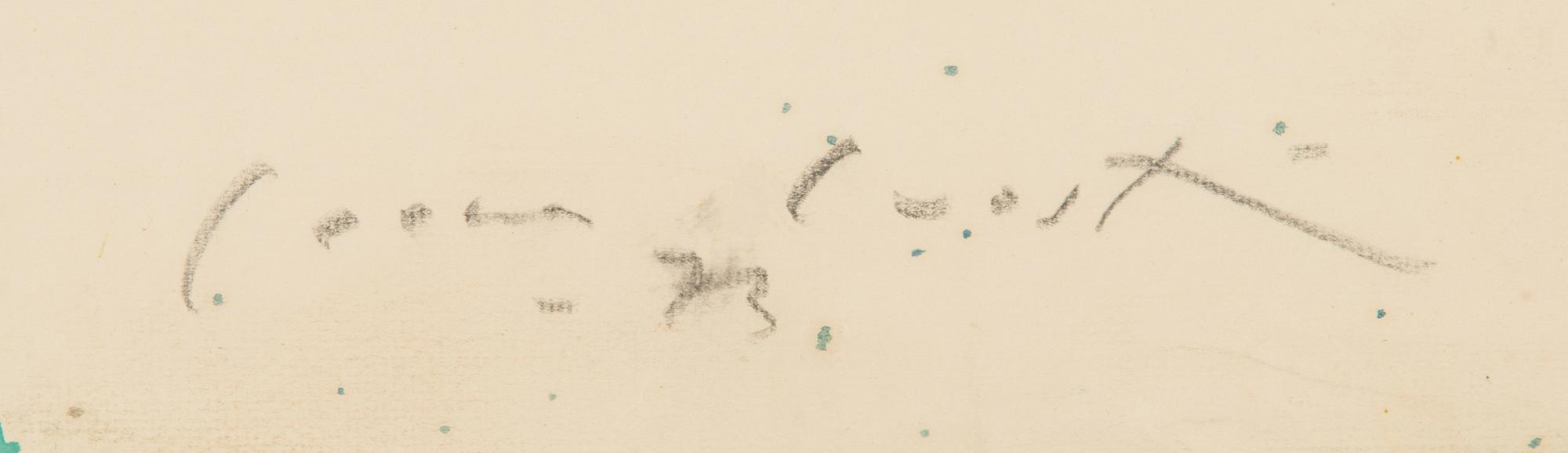 Leena Luostarinen, akvarell, signerad.