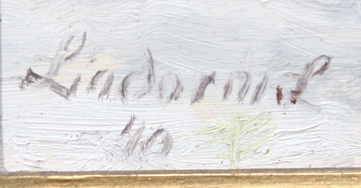 LINDORM LILJEFORS, olja på pannå, sign o dat -40.