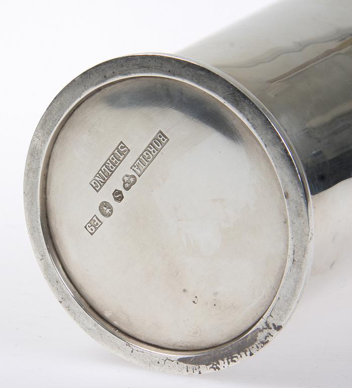 VAS, silver, Borgila, Stockholm, 1956. Tot. v. 489 g.