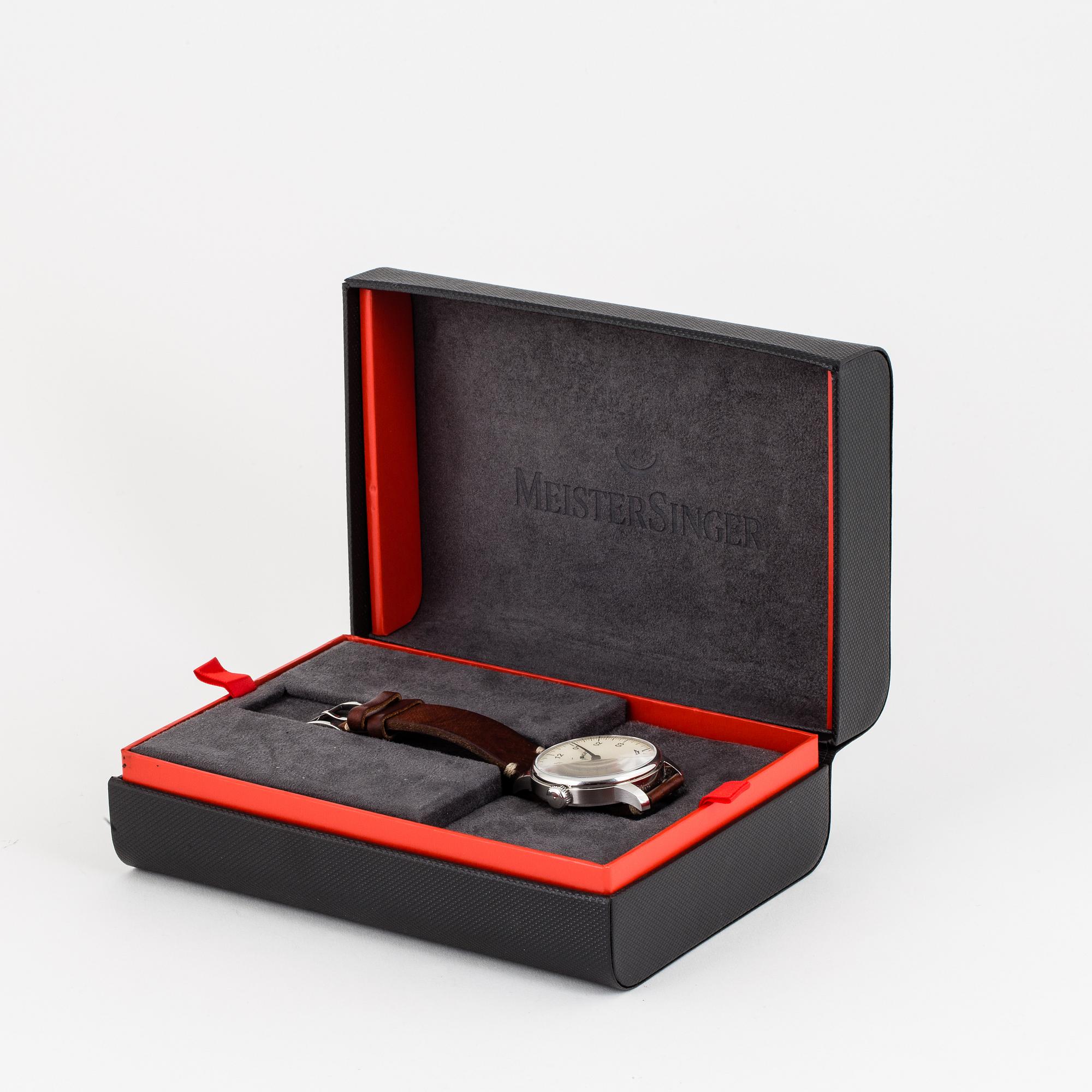 MEISTERSINGER, No 2, wristwatch, 43 mm.